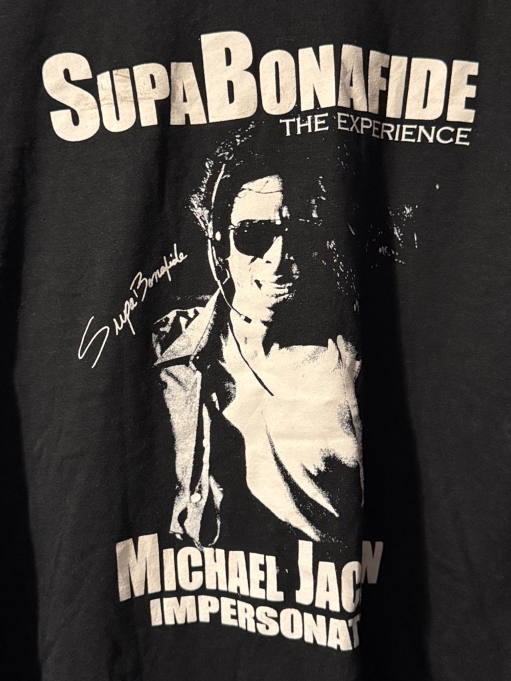 Black Graphic SupaBonafide The Experience Tee Men’s Large